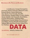 Hill, Anthony (red.) - DATA. Directions in Art, Theory and Aesthetics