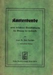 Treitschke, Curt. - Kartenkunde unter besonderer Berücksichtigung der Belange der Luftwaffe.