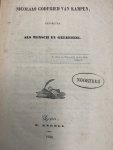 BRINK, D.J.W. VAN DEN, - Nicolaas Godfried van Kampen geschetst als mensch en geleerde.