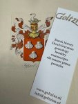  - Engraved and hand coloured coat of arms/familiewapen of Van Keppel.