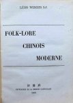 L. Wieger - Folk-Lore Chinois Moderne