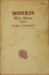  - Morris Mini-Minor '850' instructieboekje