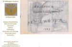 - Pat Andrea, 'Du dessin essentiëllement". 1993. Invitation by Pat Andrea and Jacqueline Moussion for a brunch in Moussions gallery at the occasion of an exhibition.