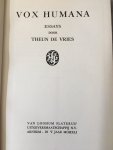 Theun de Vries - Vox Humana Essays