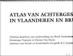 Redactie met o.a  Christian Kesteloot / Sarah Meys vandenbroecke, Van der haegen, Vanneste, van hecke - Atlas van achtergestelde buurten in Vlaanderen en Brussel