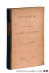 Doorninck, J. I. van. - Bibliotheek van Nederlandsche Anonymen en Pseudonymen.