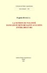 Evgenia Moiseeva - notion de volonté dans les écrits de saint Augustin entre 388 et 404