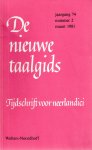 Sötemann, A.L. e.a. (redactie) - De nieuwe taalgids, jaargang 74, nummer 2, maart 1981
