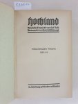 Muth, Carl und Franz Josef Schöningh (Hrsg.): - Hochland : Monatsschrift : 46. Jahrgang : 1953/54 :