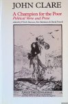Clare, John - A Champion of the Poor: Political Verse and Prose