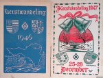 A.N.W.B. - Kerstwandeling 1946; Kerstwandeling 1947; Herfstwandeling 1949