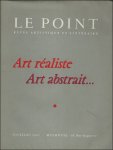 N/A. - LE POINT. ART REALISTE, ART ABSTRAIT...