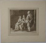 NOORDE, CORNELIS VAN, - Interior with family