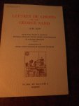 Sydow, Bronislas Edouard e.a. (Recueil établi traduit et annoté par) - Lettres de Chopin et de George Sand 1836-1839