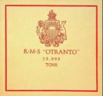 Orient Line - Brochure Orient Line RMS Otranto 20.000 tons