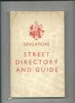 Singapore - Singapore Street Directory and Guide, with sectional Maps