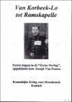 van Passen, Joseph Maria - Van Korbeek-Lo tot Ramskapelle: gebeurtenissen van de eerste dagen in de "Grote Oorlog", 30 juli tot 2 november 1914
