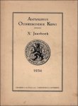 N/A. - KONINKLIJKE OUDHEIDKUNDIGE KRING VAN ANTWERPEN. JAARBOEK X