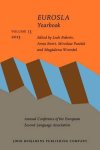  - Eurosla yearbook / volume 13 (2013) / Amsterdam studies in the theory and history of linguistic science / 13
