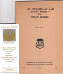 Pauw, Wilfried de - De vriendschap van Albert Verwey en Stefan George