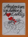 Sticker - Amsterdam, we hebben je nodig!