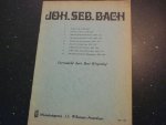 Bach; J. S. - Joh. Seb. Bach met o.a. Fuga in D gr. T. BWV 580; Verzameld door Bert Wisgerhof