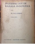 Emeis, Dr. M.G. - Inleiding tot de Bahasa Indonesia