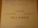 Bartók; Béla Rumänische Weihnachtslieder - Rumänische Weihnachtslieder; Roman Kolinda-Dallamok/ Melodii de Colinde/ Rumanian Christmas Carols - Piano Solo. Für Klavier mit zwei Händen (ohne Oktavenspannung) gesetzt.