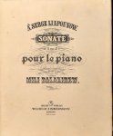 Balakirew, Mili: - Sonate (B moll) pour le piano