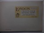 N.n.. - London. Twenty-four artistic views. Beautifully printed in latest mezzo-tint process.