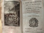 Cervantes Saavedra, Miguel de (Florian) - Don Quichotte de la Manche traduit de l'espagnol Ouvrage posthume (tomes 1-6 )