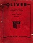 Oliver Corporation - Oliver Operating Instructions