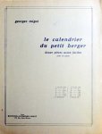 Migot, Georges: - Le calendrier du petit berger. Douze pièces assez faciles pour le piano. 1er - 2e recueil