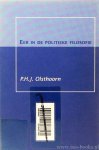 OLSTHOORN, P.H.J. - Eer in de politieke filosofie.