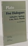 PLATO - Five dialogues. Euthyphro, Apology, Crito, Meno, Phaedo. Translated by G.M.A. Grube. Revised by John M. Cooper.