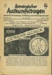  - Astrologischer Auskunftsbogen. Zeitschrift für Forschung, Fortbildung und Erfahrungsaustausch. Jahrgang 1975. 6 out of 12 issues
