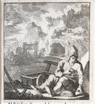 Jan Luyken (1649-1712) and Caspar Luyken (1672-1708) - [Antique print, etching] De Bergwerker/The Minor, published ca. 1718.