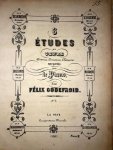 Godefroid, Félix: - [Op. 27] 6 études de genre. Rêveries, romances, chansons. Sans paroles pour le piano. No. 2: L`Eolienne. Rêverie op. 27
