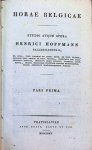 HOFFMANN VON FALLERSLEBEN, AUGUST HEINRICH - Horae Belgicae 1 - 12 complete
