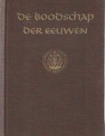 Horreüs de Haas, G. - De boodschap der eeuwen. Vijf en twintig preken Horreüs de Haas, G. - De boodschap der eeuwen. Vijf en twintig preken