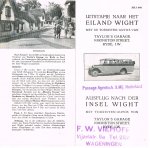  - Uitstapje naar het eiland Wight met de toeristen-auto's van Taylor's Garage, 9 Monkton Street, Ryde , I.W.