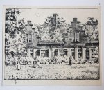 Alff, Paul van (1895-1962) - "Heilige geesthofje, Paviljoensgracht" (The Hague).