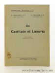 Dantinne, Georgius. - De Castitate et Luxuria. Editio octava recognita et aucta quam curavit.