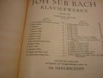 Bach; J. S. (1685-1750) - Klavierwerke; Band 7 - Heft 1; Krititsche Ausgabe mit Fingersatz und Vortragsbezeichnungen versehen von Dr. Hans Bischoff (Berlin, Mai 1888) voor Piano - Originele unieke uitgave!