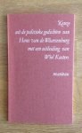 Waarsenburg, Hans van de - Keuze uit de politieke gedichten van Hans van de Waarsenburg met een inleiding door Wiel Kusters