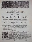 Theodorus Akersloot - De send-brief van Paulus aan den Galaten