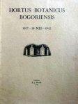 Cremer, H., Docters van Leeuwen, W.M., Koningsberger, J.C., & Sibinga Mulder, J. - Hortus Botanicus Bogoriensis 18 Mei 1817 - 18 Mei 1942.