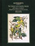  - The Library of H. Bradley Martin. John James Audubon. Magnificent Books and manuscripts.