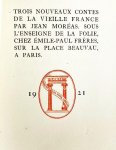 MORÉAS, Jean - Trois nouveaux contes de la Vieille France.