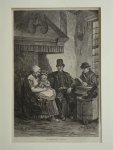 Dillens, Adolf. - Een boerenbinnenhuis op Walcheren.